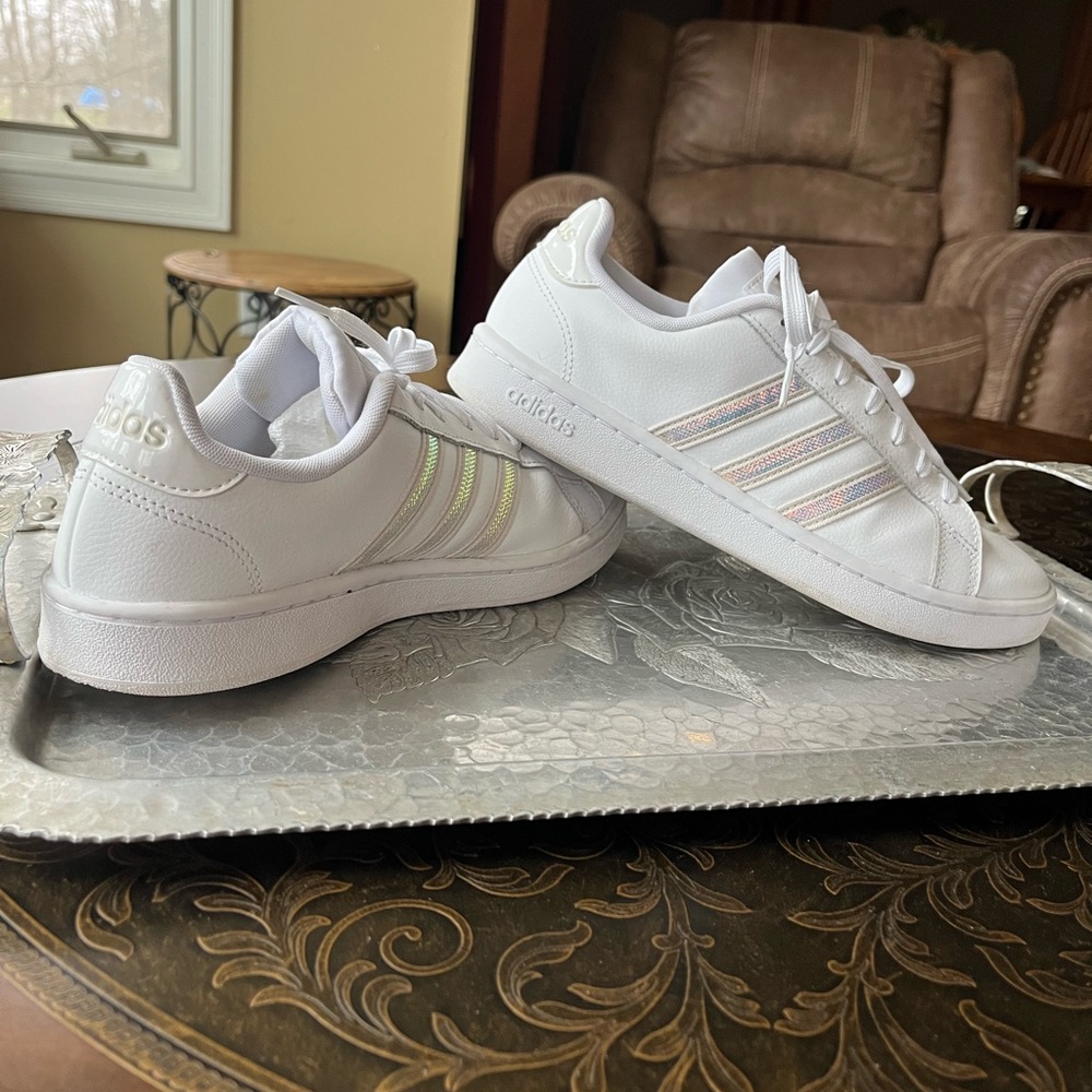 Women's Adidas Grand Court Holographic Originals